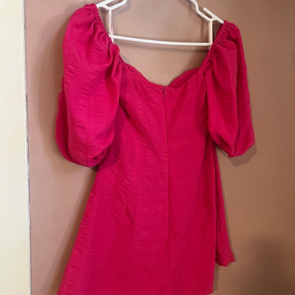 Hot Pink Romper - Picture 2 of 6